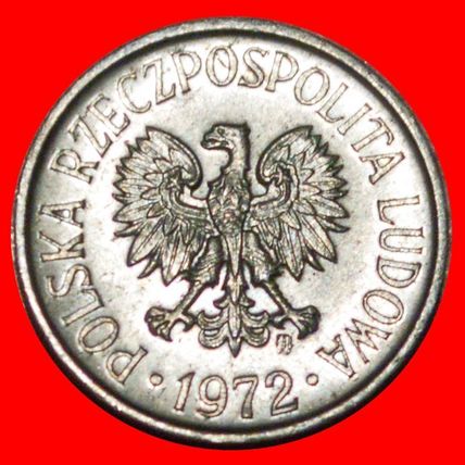 Ⰶ SOCIALIST STARS ON EAGLE 1958-1972: POLAND 5 GROSZES 1972★LOW START★NO RESERVE