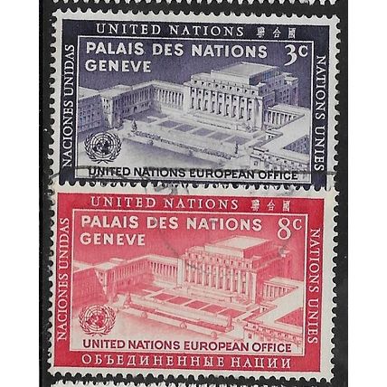 1954 Michel 31/32 - #2 fine used (o)