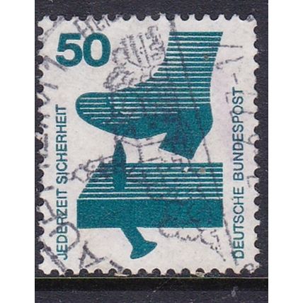 GERMANY 1971 ACCIDENT PREVENTION 50pf USED SG1602 #3