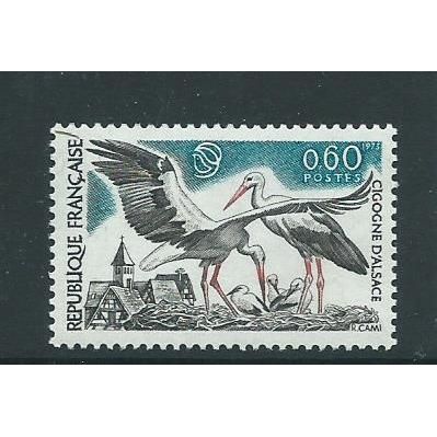 france stamps mnh sg2003 sg 2003 white storks 1973 birds