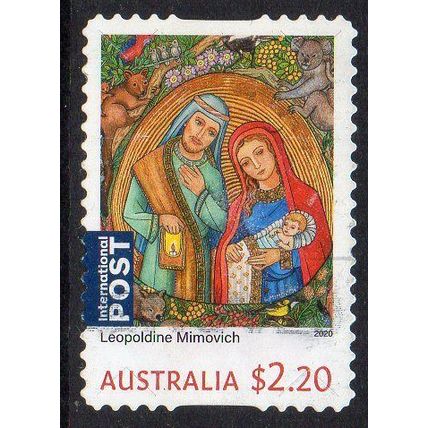 Australia 2020 Christmas - The Holy Family $2.20 International Post s/a Used