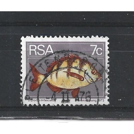 SouthAfrica.SG354 7c Bontrok Seabream.Fine Used.Sep25r