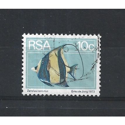 SouthAfrica.SG356 10c Moorish Idol.Fine Used.Sep25j