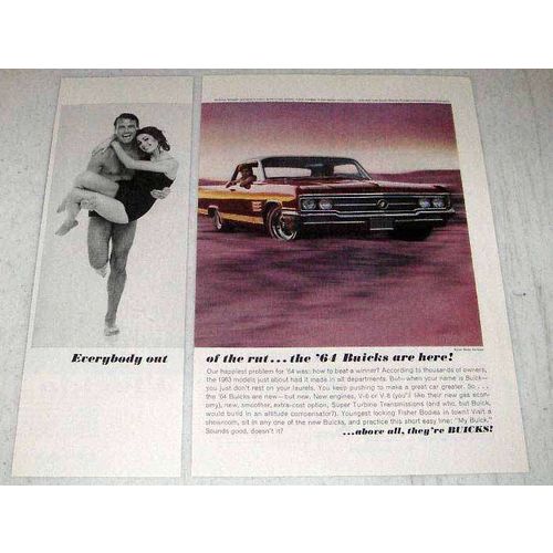 1964 Buick Wildcat Sport Coupe Car Ad - Out of Rut