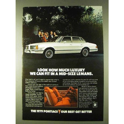 1979 Pontiac Grand LeMans Ad - How Much Luxury