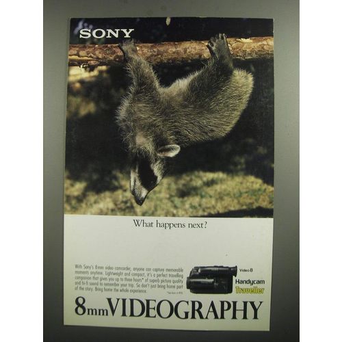 1991 Sony Handycam Traveller Video Camcorder Ad - What happens next?