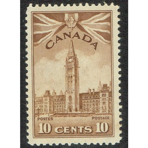 Canada 1942 War Effort 10c Brown SG383 MM