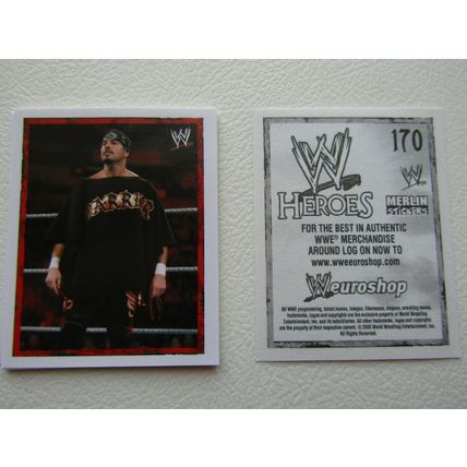 Topps - Merlin 2008 WWE Heroes Wresting Stickers 1-216 & P1-P15 Variants (EB2)