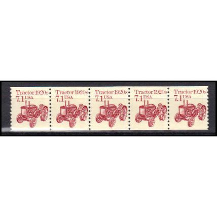 2127 7.1c Tractor Fine MNH Dry Gum PNC 1/5 X0676