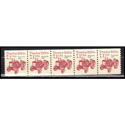 2127a 7.1c Tractor Very Fine MNH Dry Gum PNC 1/5 X0793