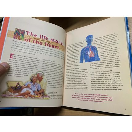 2000 "THE HEART & CIRCULATORY SYSTEM" LARGE ILLUSTRATED HARDBACK BOOK (P5)