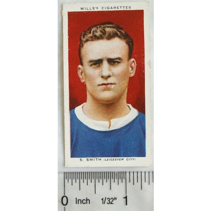 1935 Wills Association Footballers No. 39 S. Smith, Leicester City