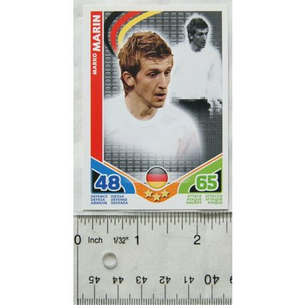 2010 Topps Match Attax World Cup Trading Card - Germany, Marko Marin