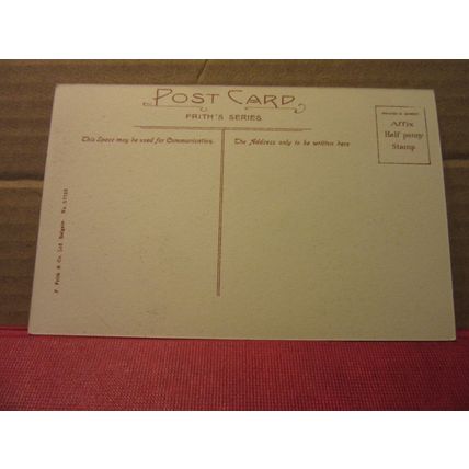 NAVE EAST, BATH ABBEY, BATH. SOMERSET. unused antique postcard by F. Frith, #