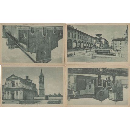 Faenza Church Cathedral 4x Antique Italian Postcard s