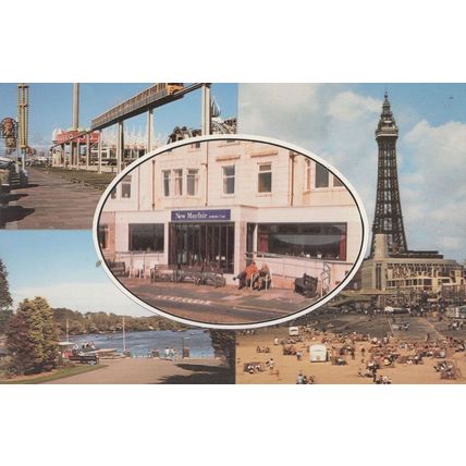 Arthritis Blackpool Holiday Care Centre Train Postcard