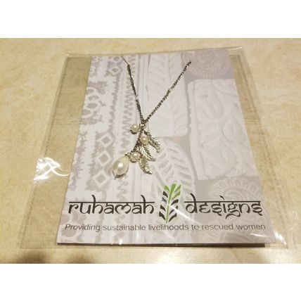 Regal Pearl Necklace Hand Made By Survivors In India Benefits Freedom Firm