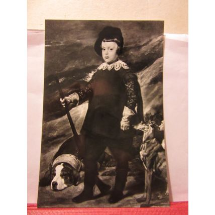 DON BALTHASAR CARLOS son of Philip IV of Spain by Velasquez unused postcard #