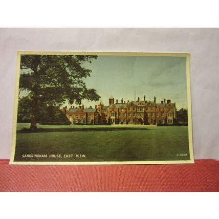 EAST VIEW, SANDRINGHAM HOUSE, NORFOLK unused vintage postcard by Valentine #