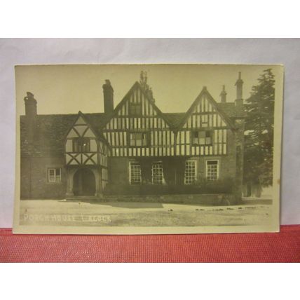 PORCH HOUSE, LACOCK, WILTSHIRE. unused antique postcard RP =