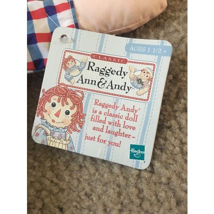 Vintage Hasbro Raggedy Ann & Andy Baby Doll Classic "Andy Doll"