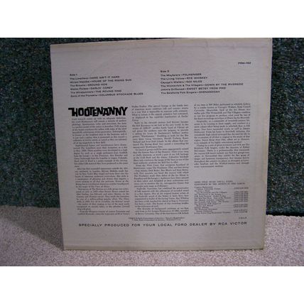 Hootenanny - Ford Motor Co. - LP record