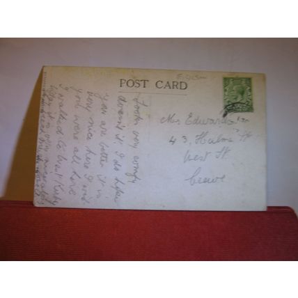 WW1, BLIGHTY-GOOD OLD BLIGHTY! by T. Gilson used antique postcard 1917 pm #