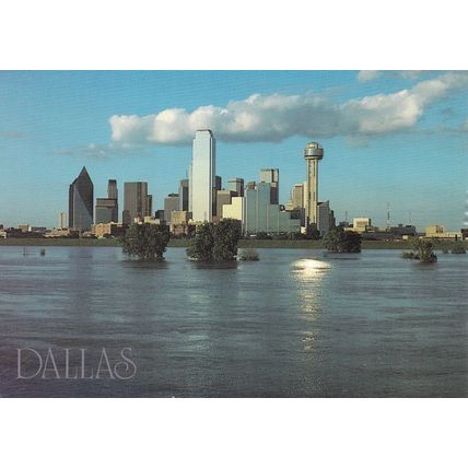 Dallas Texas United States Postcard used crease