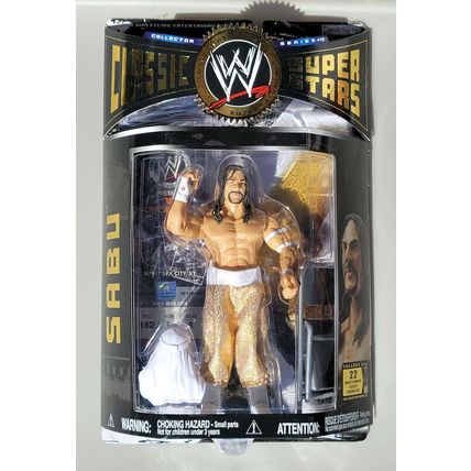 wwe wwf ljn classic superstars series 10 limited edition sabu wrestling figure