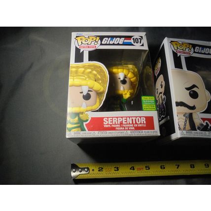 FUNKO POP! G.I. JOE VILLAINS LOT!! Was $30.! NOW $25.00! FREE SHIPPING!!