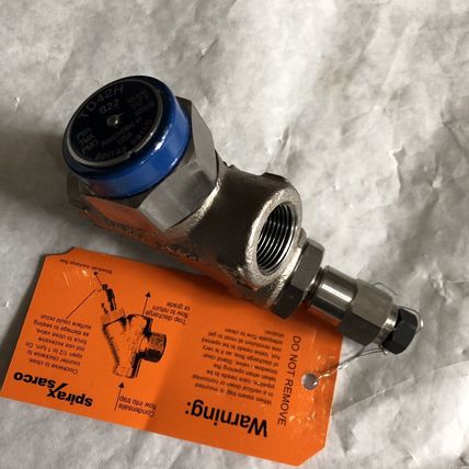 SPIRAX SARCO TD42H W/ Blowdown Valve THERMODYNAMIC 3/4” STEEL STEAM TRAP,BK