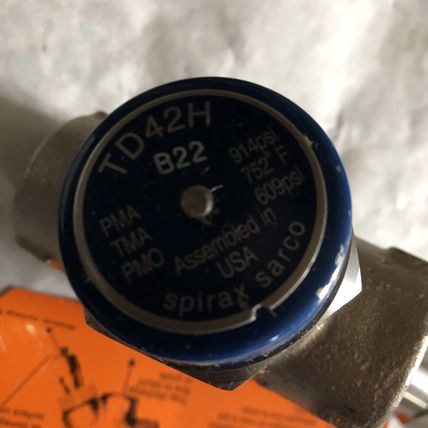 SPIRAX SARCO TD42H W/ Blowdown Valve THERMODYNAMIC 3/4” STEEL STEAM TRAP,BK