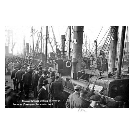 pt2402 - Yorks. - "The Dogger Bank Incident" Russian Outrage, 1904 - print 6x4