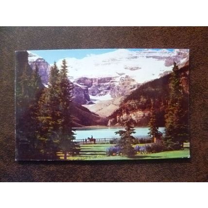 Canada Lake Louise Banff 1960s mint Scenic Art colour postcard National Park