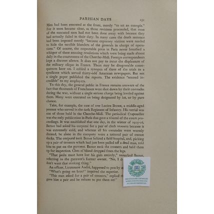 1939 1st EDITION DAYS OF OUR YEARS by PIERRE van PAASSEN travel to Africa Europe