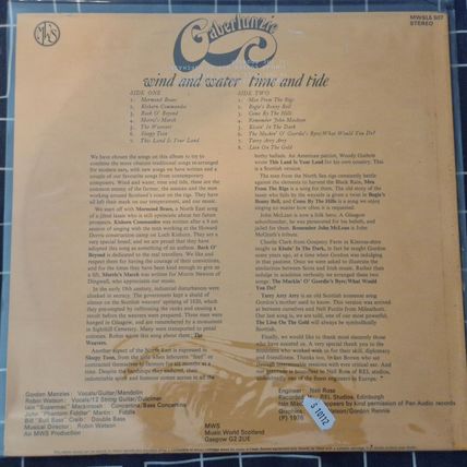 Gaberlunzie – Wind And Water Time And Tide (MWSL5507) 1976 (LP)