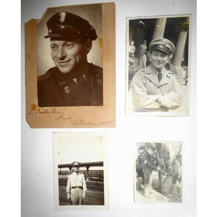 American soldier from Queens in Australia 1940's (WWII) - 8 original photos.