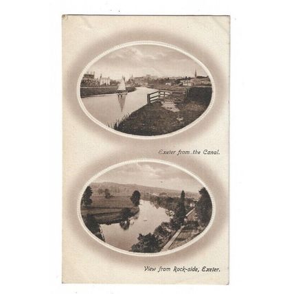Exeter, Devon, Multiview Postcard.
