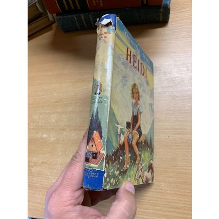 VINTAGE "HEIDI" JOHANNA SPYRI FICTION HARDBACK BOOK (P3)