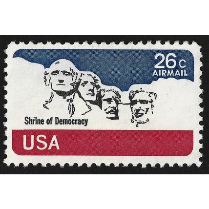 USA 1974 Airmail 26c Mount Rushmor Sc#C88 USED @A170