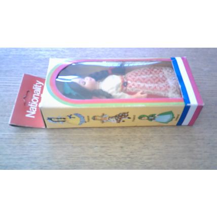 Nationality Costume Doll (Switzerland) with Sleeping Eyes (Boxed) - VINTAGE