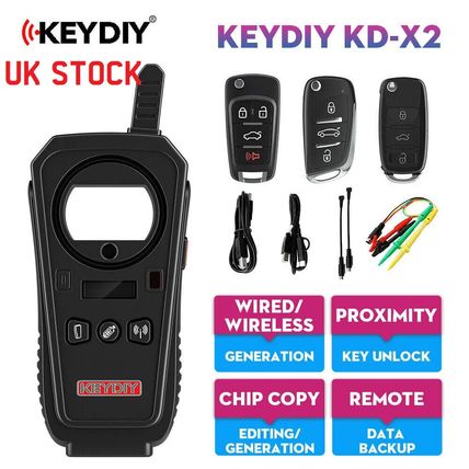 KEYDIY KD-X2 Remote Maker Unlocker Generator Cloning 96Bits 48 Transponder Copy