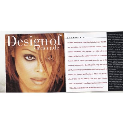 Janet Jackson : Design Of A Decade. (1995) CD Album