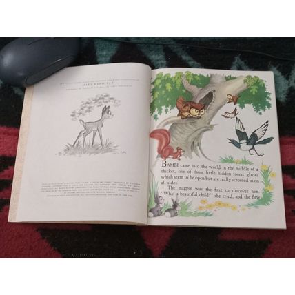 Old Little Golden Book Walt Disney Bambi (C) Edition 1948