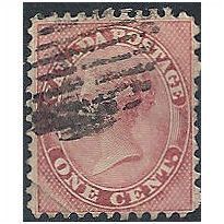Canada 1859 SG30 1c Deep Rose Good Used