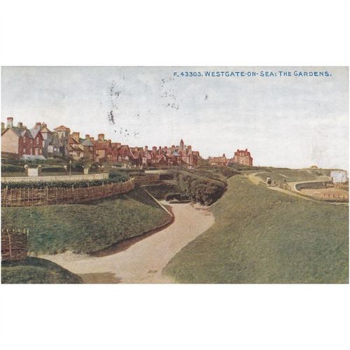 Westgate on Sea The Gardens Kent Postcard (Ken70838)