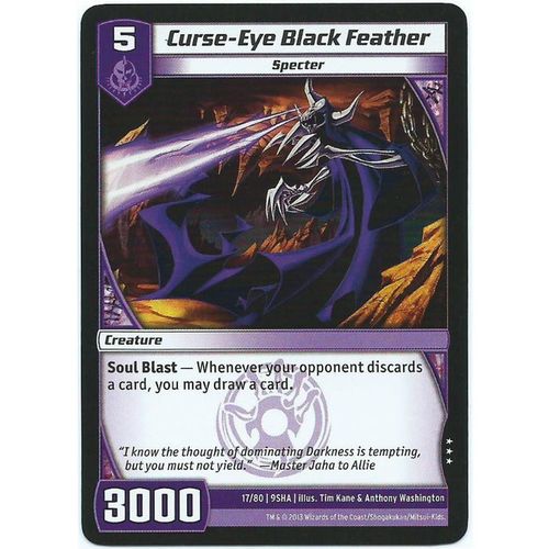 Kaijudo - Shattered Alliances - #17/80 - Curse-Eye Black Feather