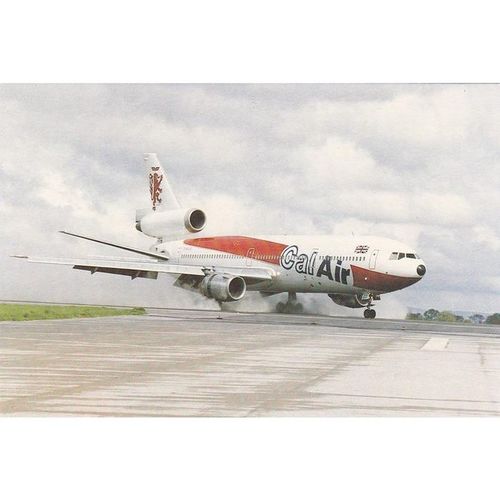 CAL Air Douglas DC10 10 Aircraft Postcard (A24873)