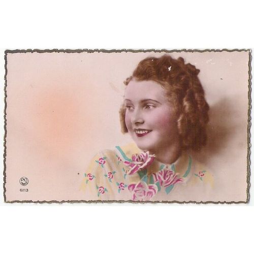 CARTE POSTALE - JEUNE FILLE - REF 31