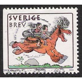 Fa 2283: letter multticoloured The Horse Härfagre: Härfagre Runs.